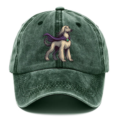 Afghan Hound Mystic Hero  - Classic Cap - Forest Mist(Green)