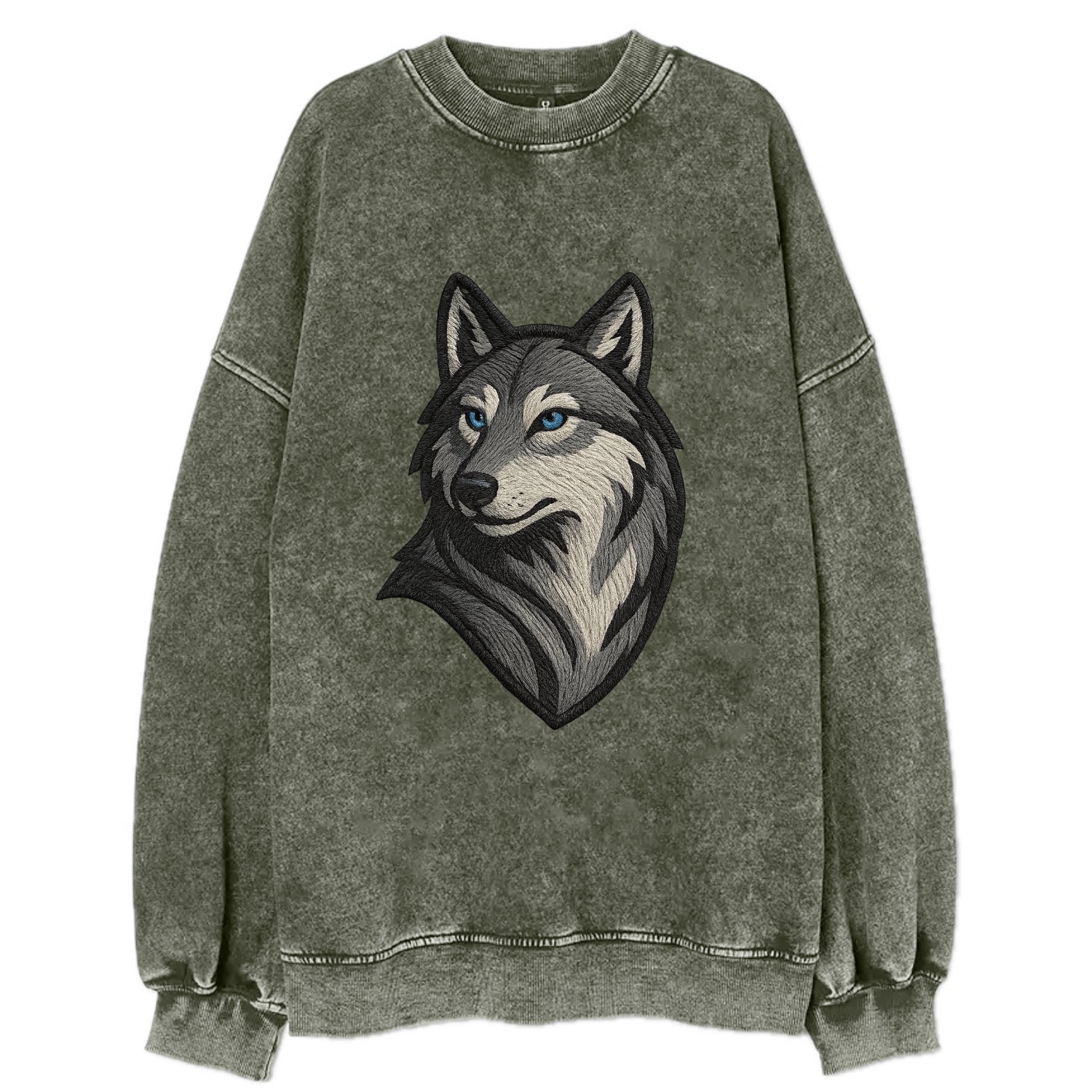 Trust Your Instincts  - Vintage Sweatshirt - Forest Mist(Green)