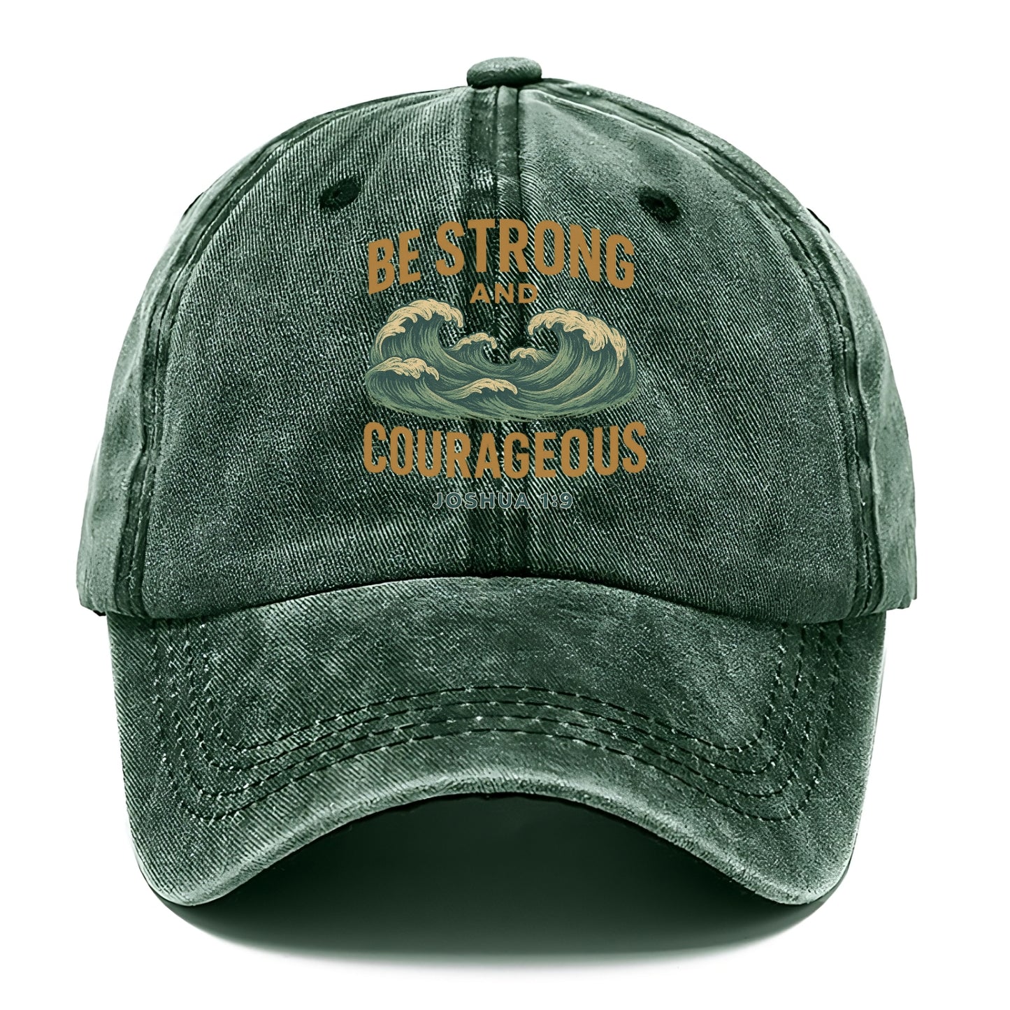 Joshua 1:9 Ocean - Classic Cap - Forest Mist(Green)