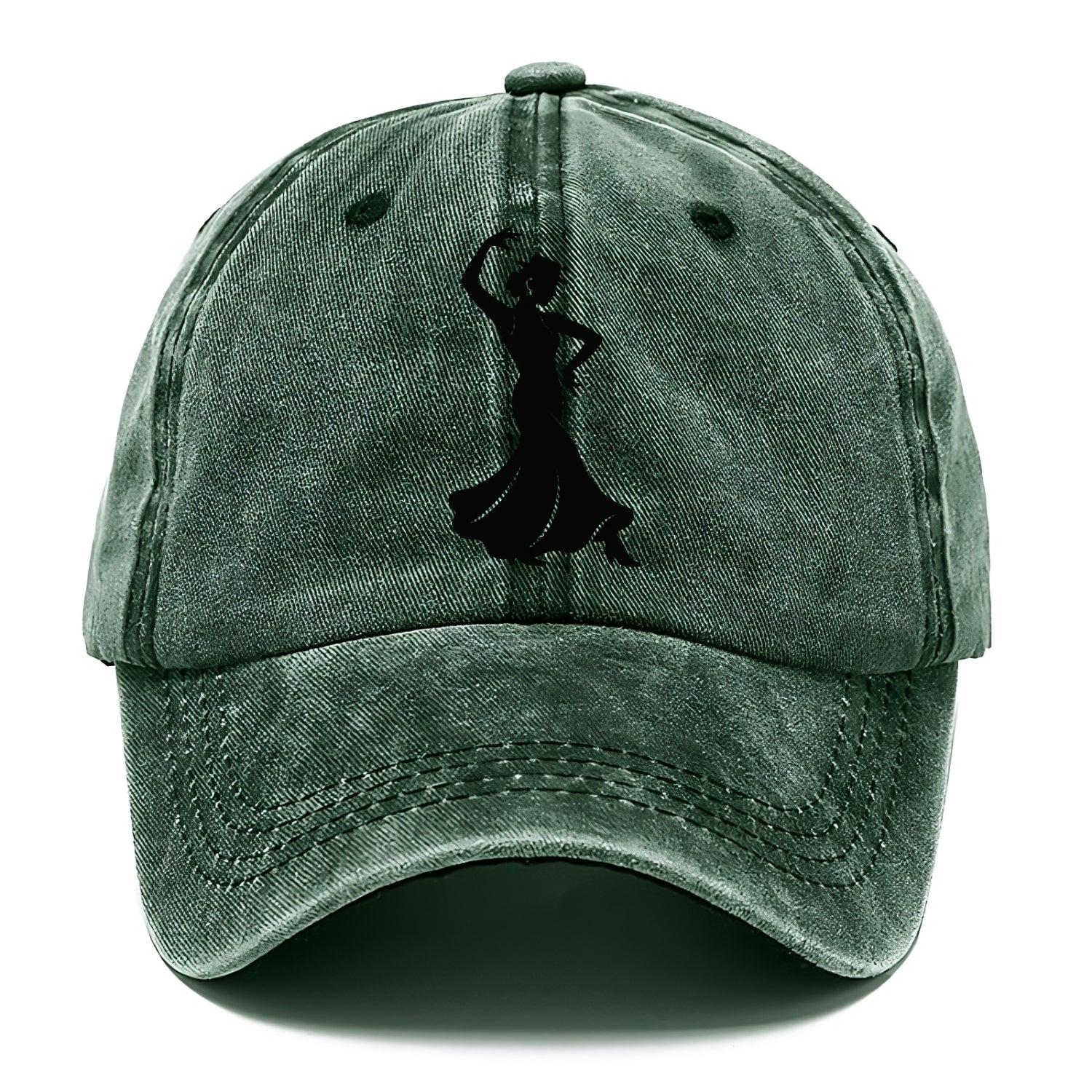 Flamenco dancer passionate stance - Classic Cap - Forest Mist(Green)