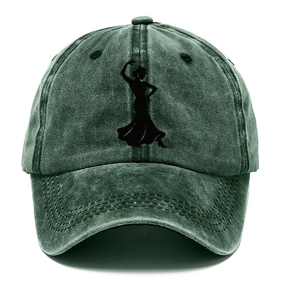 Flamenco dancer passionate stance - Classic Cap - Forest Mist(Green)