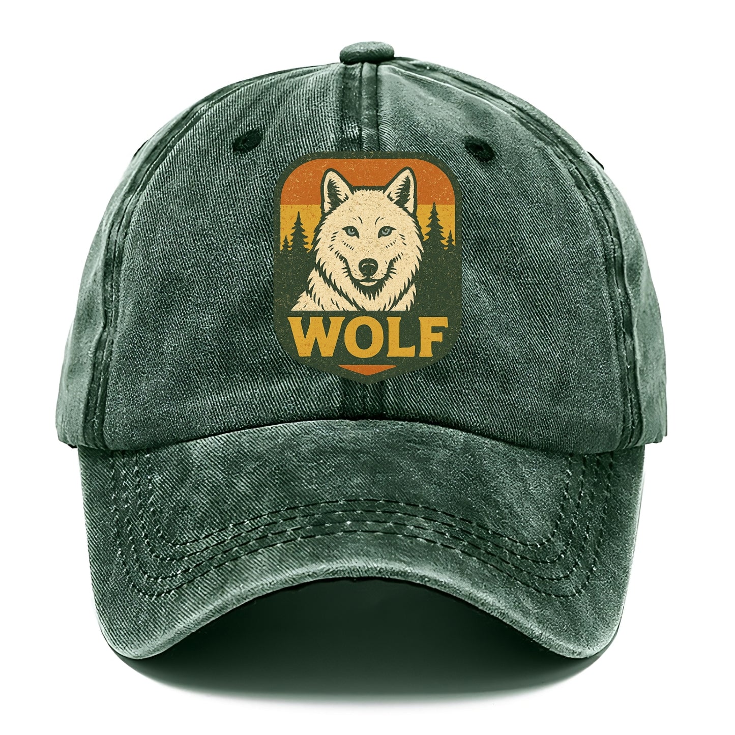 Arctic White Wolf  - Classic Cap - Forest Mist(Green)