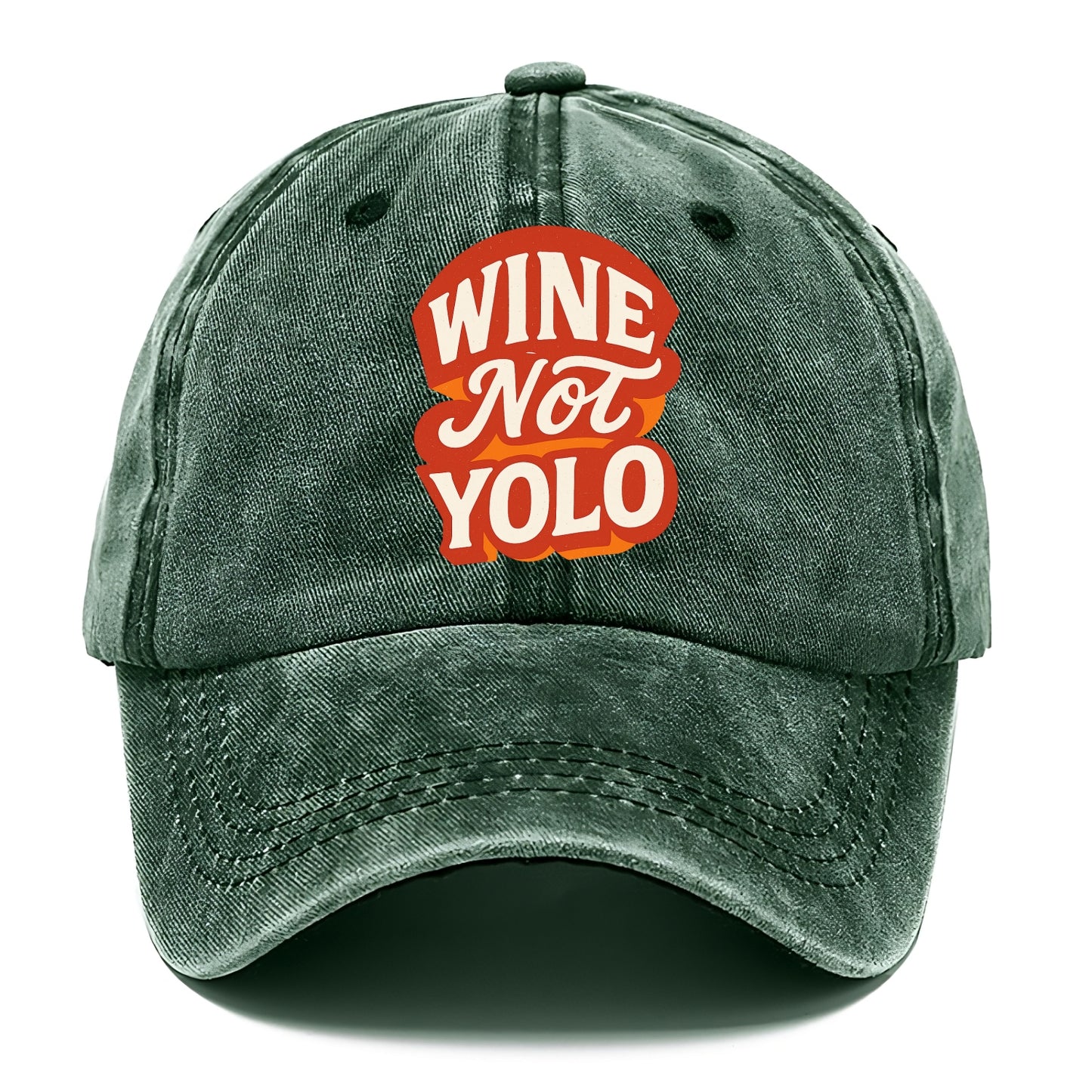Wine Not - YOLO - Classic Cap - Forest Mist(Green)