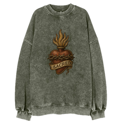 Sacred Heart  - Vintage Sweatshirt