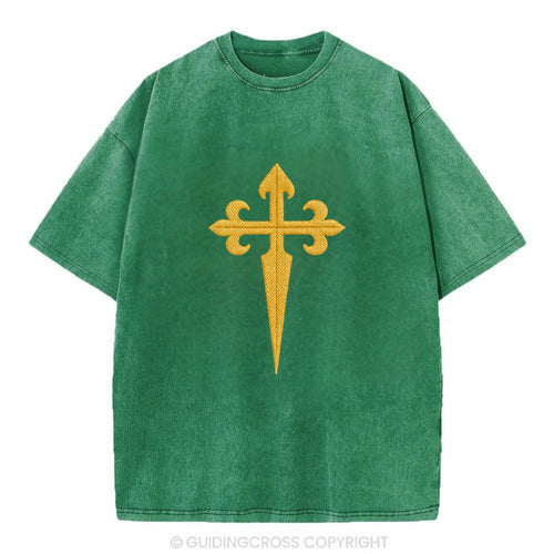Order Of Santiago Cross - Vintage T-shirt