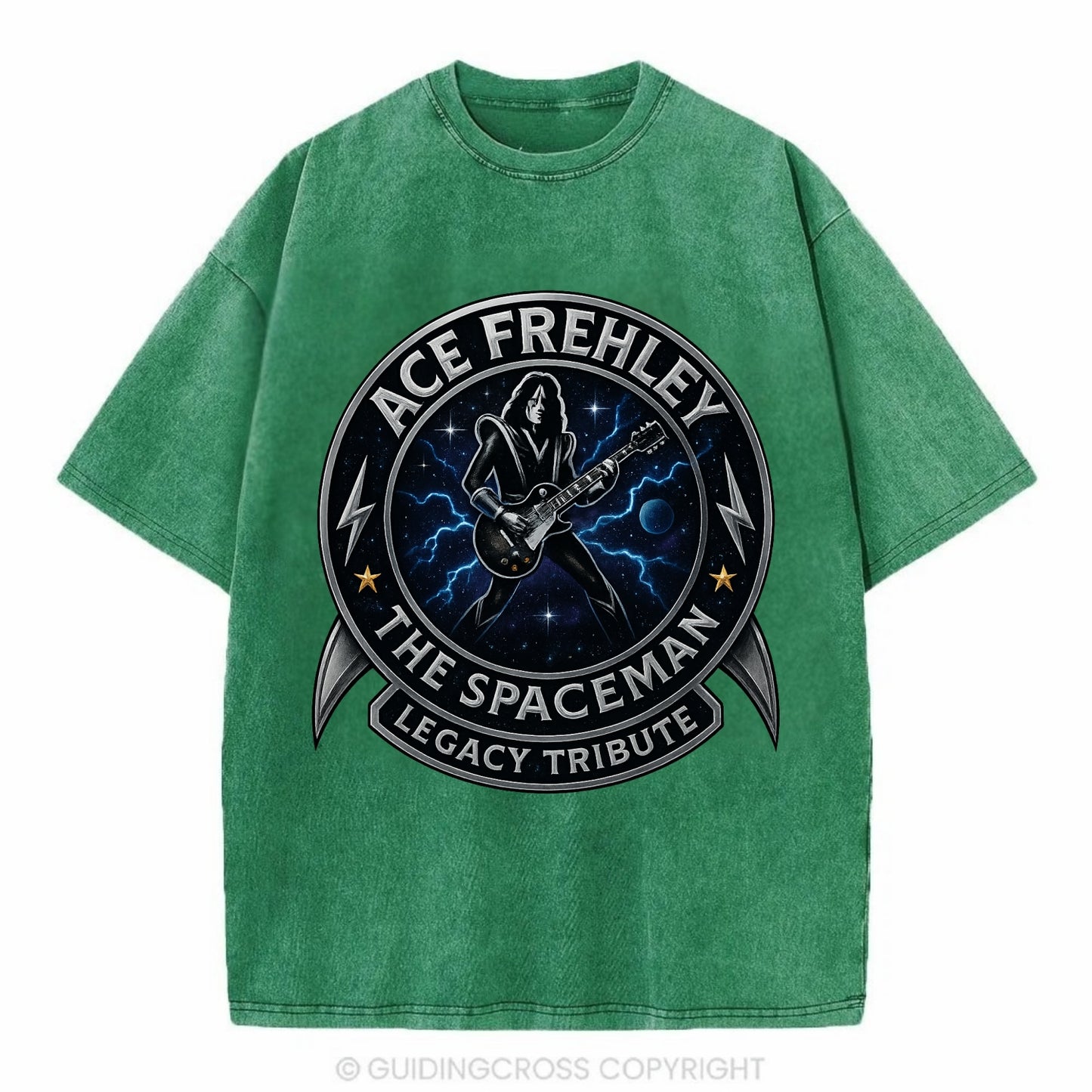 Ace Legacy Seal - Vintage T-shirt - Forest Mist(Green)