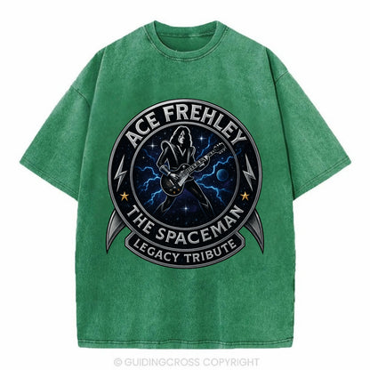 Ace Legacy Seal - Vintage T-shirt - Forest Mist(Green)