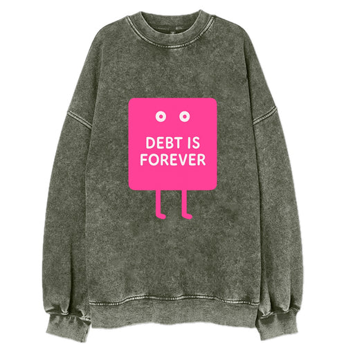 DEBT IS FOREVER | Immortal credit card - Vintage Sweatshirt