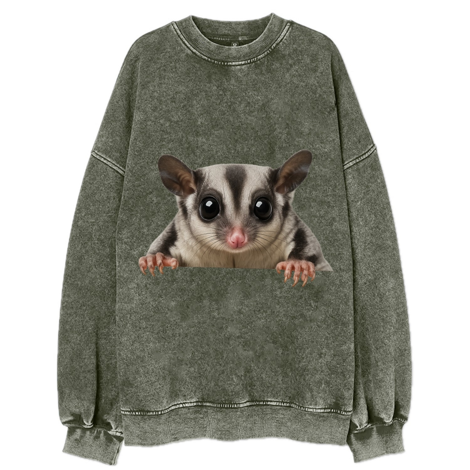 Sugar Glider  - Vintage Sweatshirt - Forest Mist(Green)