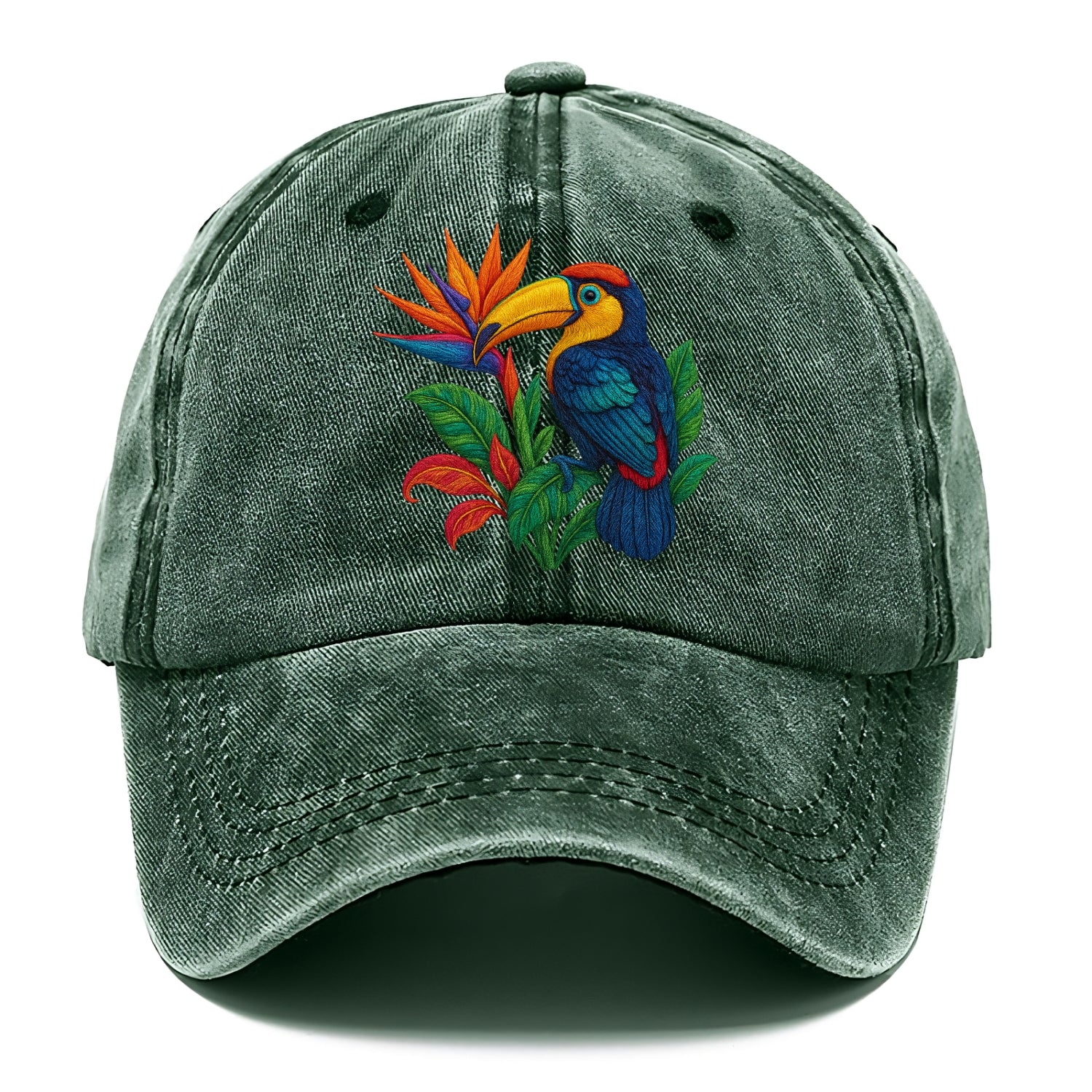 Toucan Paradise - Classic Cap - Forest Mist(Green)