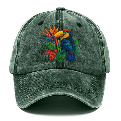 Toucan Paradise - Classic Cap - Forest Mist(Green)