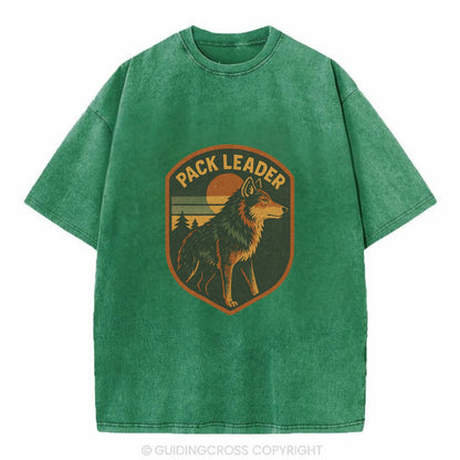 Pack Leader  - Vintage T-shirt - Forest Mist(Green)