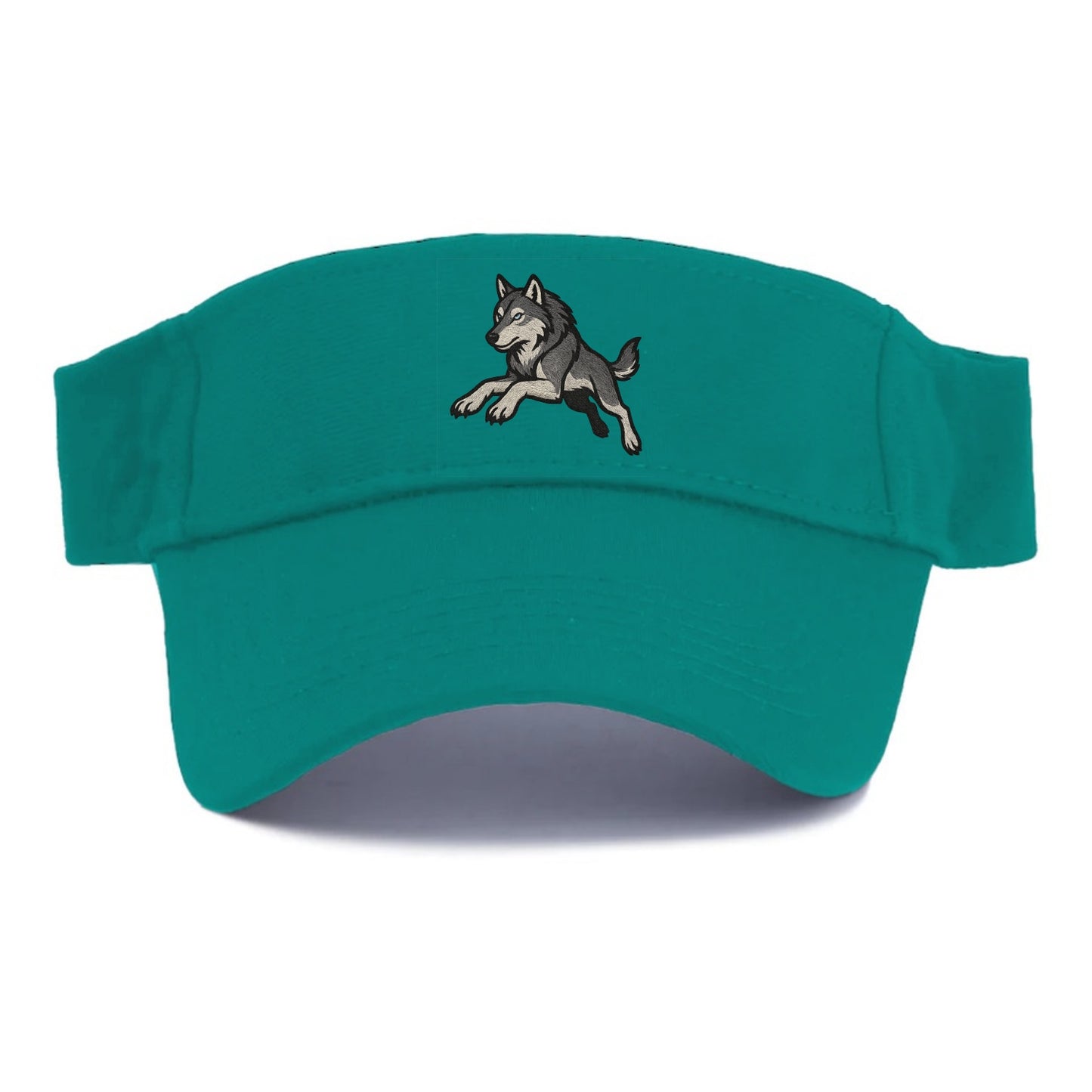 Wolf Leaping Action  - Visor - Forest Mist(Green)