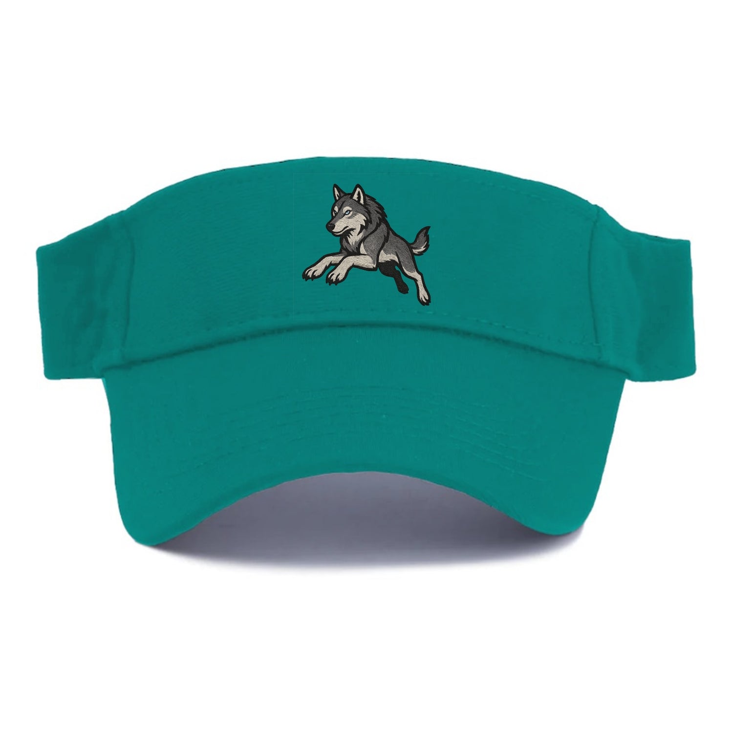Wolf Leaping Action  - Visor - Forest Mist(Green)