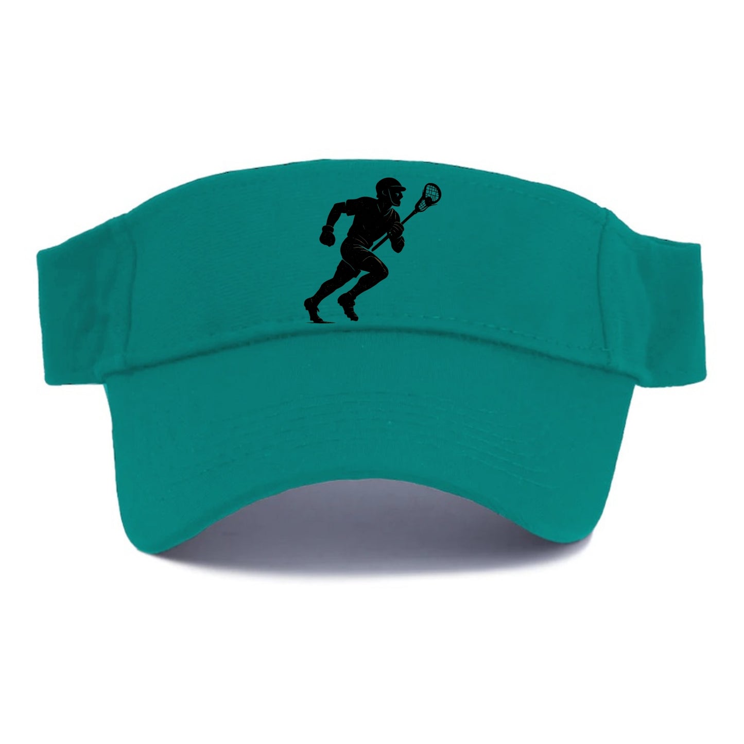 Lacrosse player cradling and running - Visor - Forest Mist(Green)