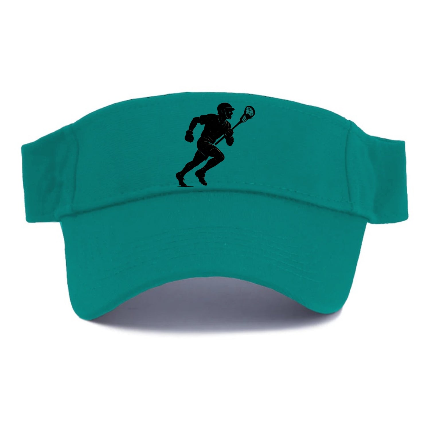 Lacrosse player cradling and running - Visor - Forest Mist(Green)