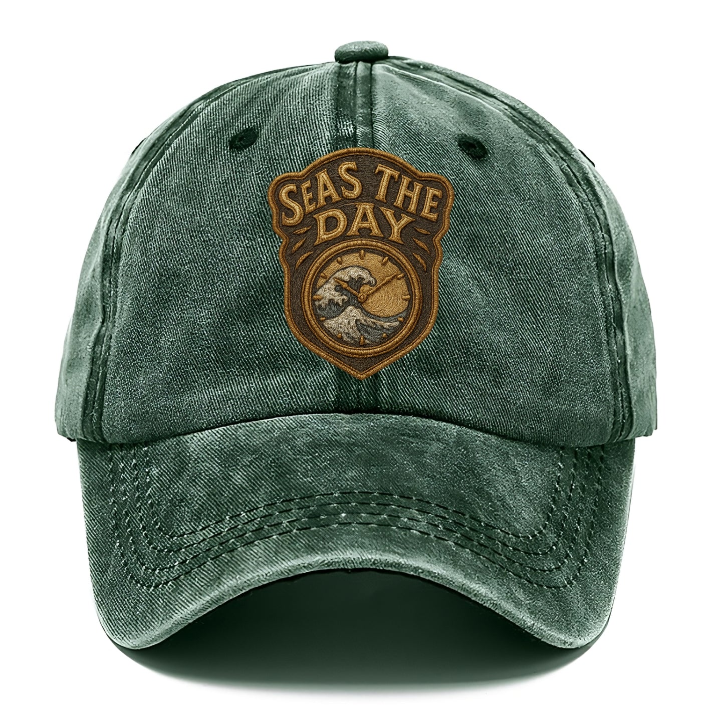 Seas The Day  - Classic Cap - Forest Mist(Green)
