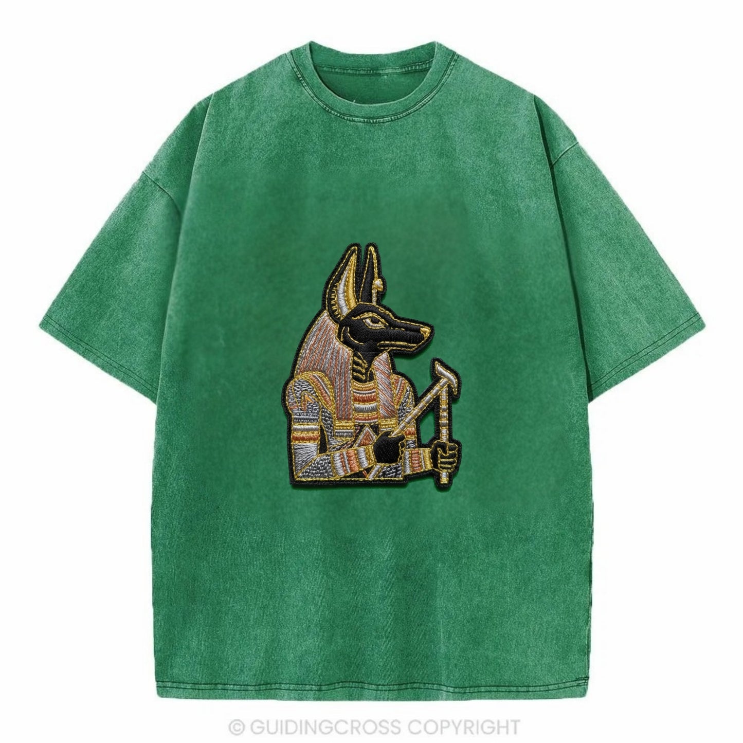 Anubis - Vintage T-shirt - Forest Mist(Green)