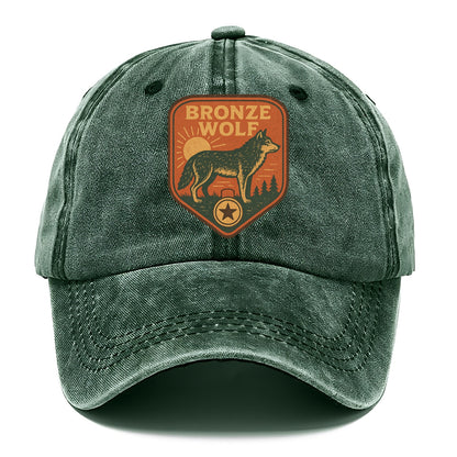 Bronze Wolf Medal  - Classic Cap - Forest Mist(Green)