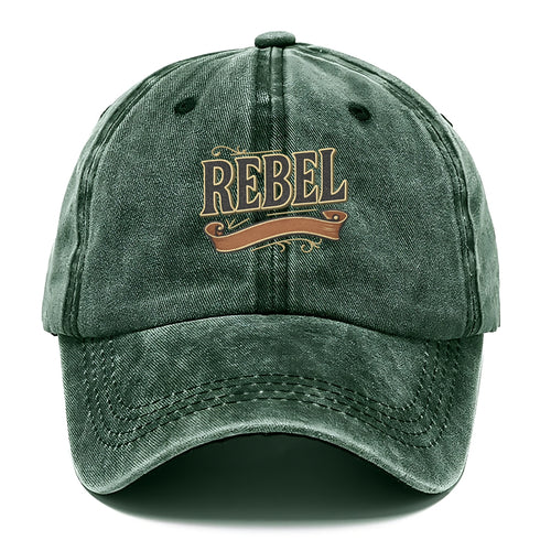 Bold typography design - REBEL - nonconformist, rule breaker, independent thinker - Classic Cap