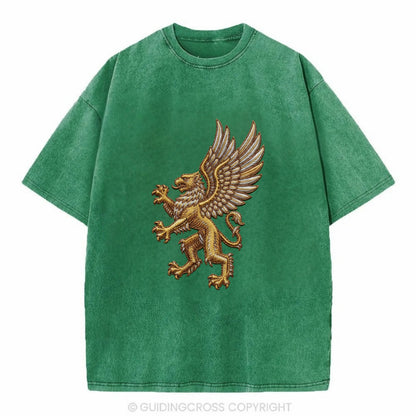 Griffin - Vintage T-shirt - Forest Mist(Green)