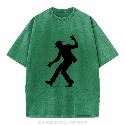 Tap dancer dramatic step - Vintage T-shirt - Forest Mist(Green)