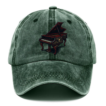 Harpsichord with baroque decorative styling - Classic Cap - Forest Mist(Green)