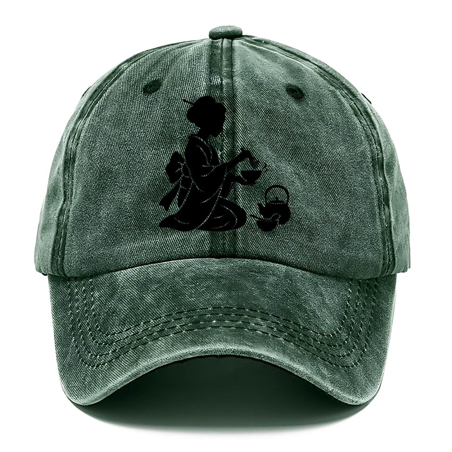 Geisha traditional tea ceremony - Classic Cap - Forest Mist(Green)