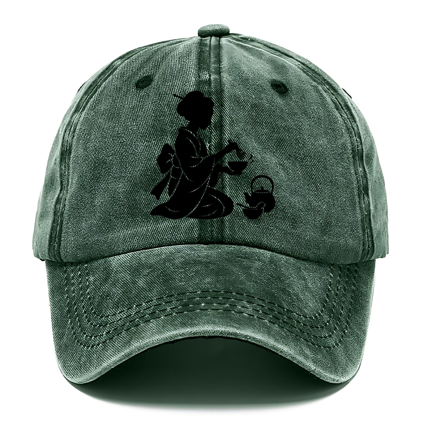 Geisha traditional tea ceremony - Classic Cap - Forest Mist(Green)