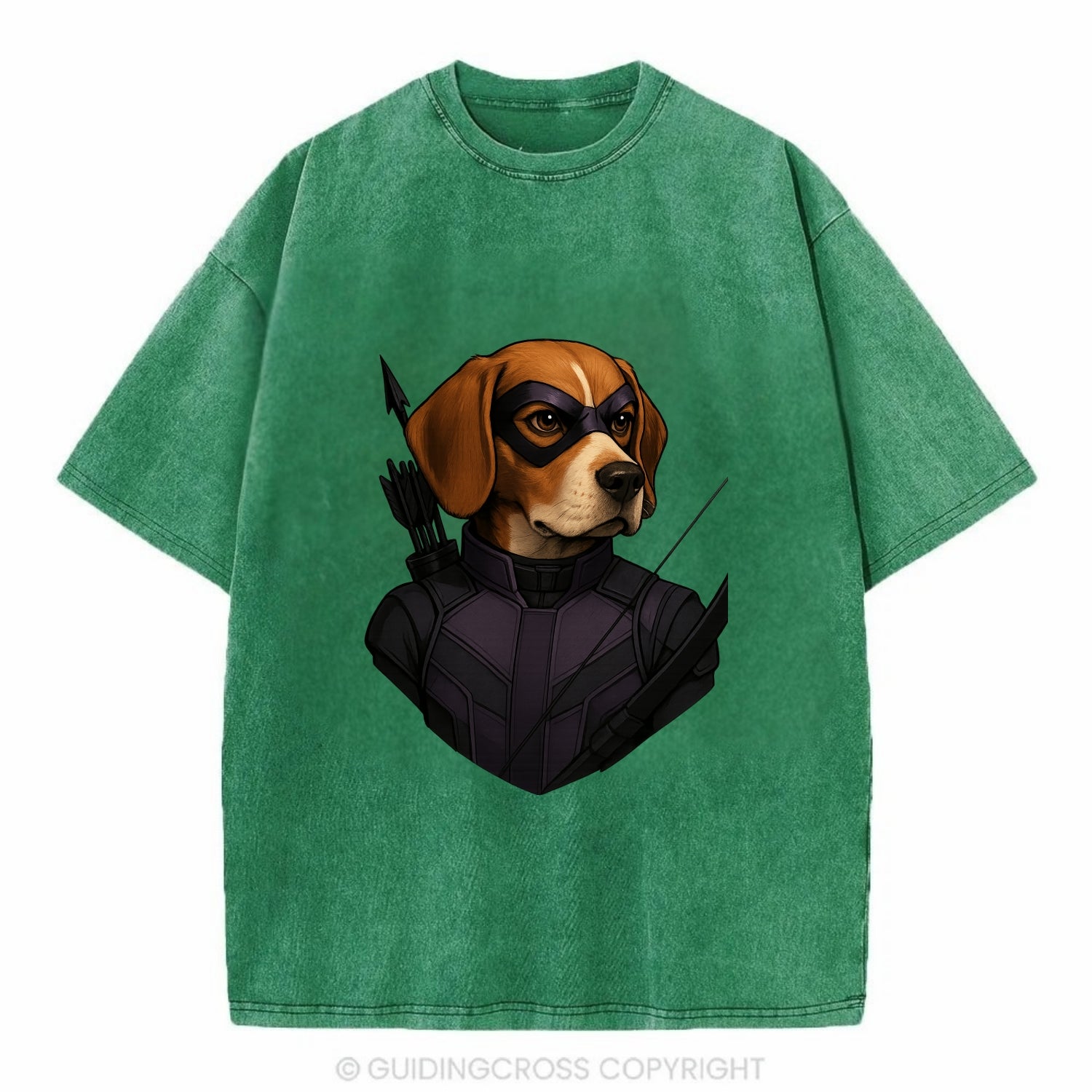 Beagle Hawkeye  - Vintage T-shirt - Forest Mist(Green)