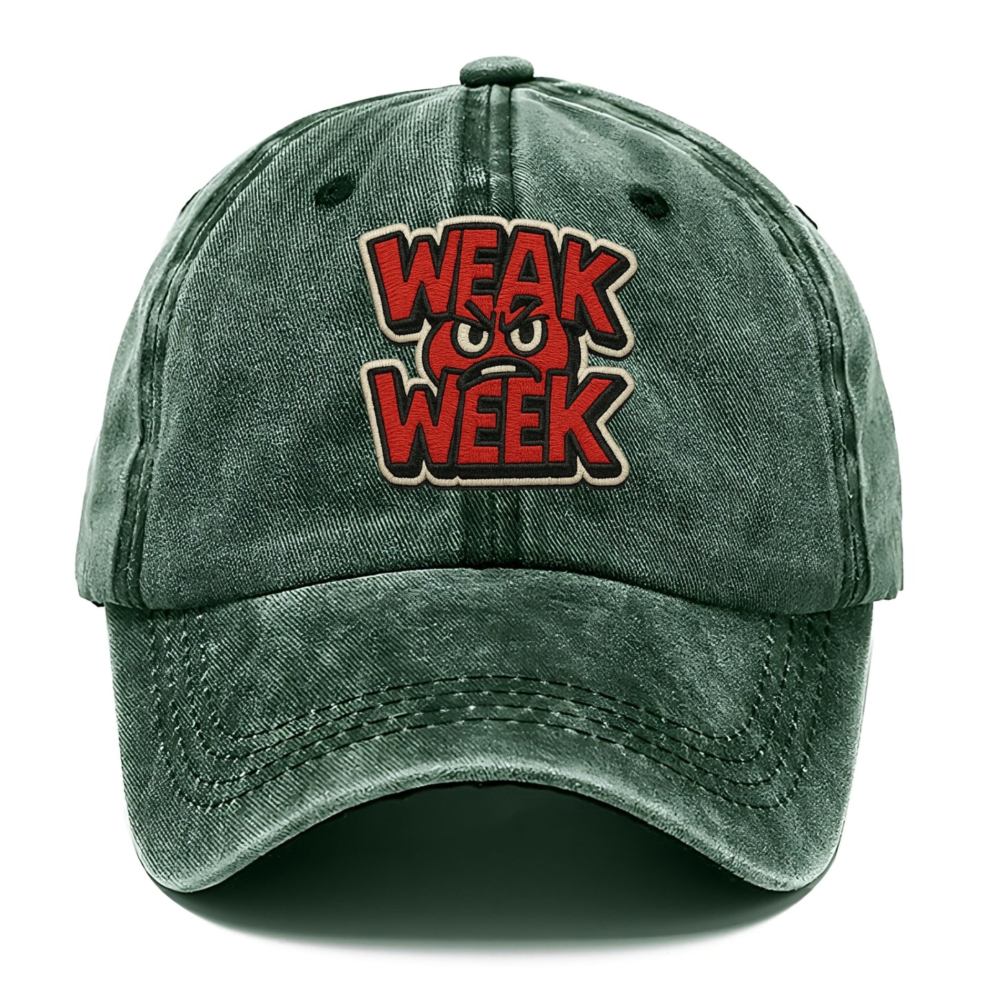 WEAK;WEEK WARRIOR Monday Blue Cap - Classic Cap - Forest Mist(Green)