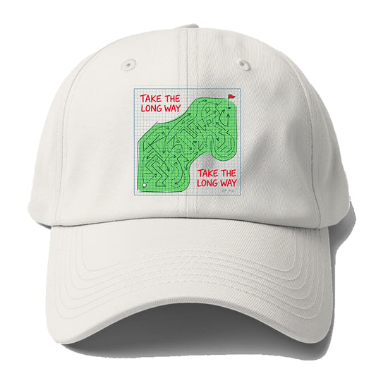 Long Way Golf Baseball Cap