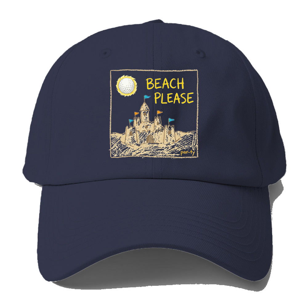 Beach Please Par Baseball Cap