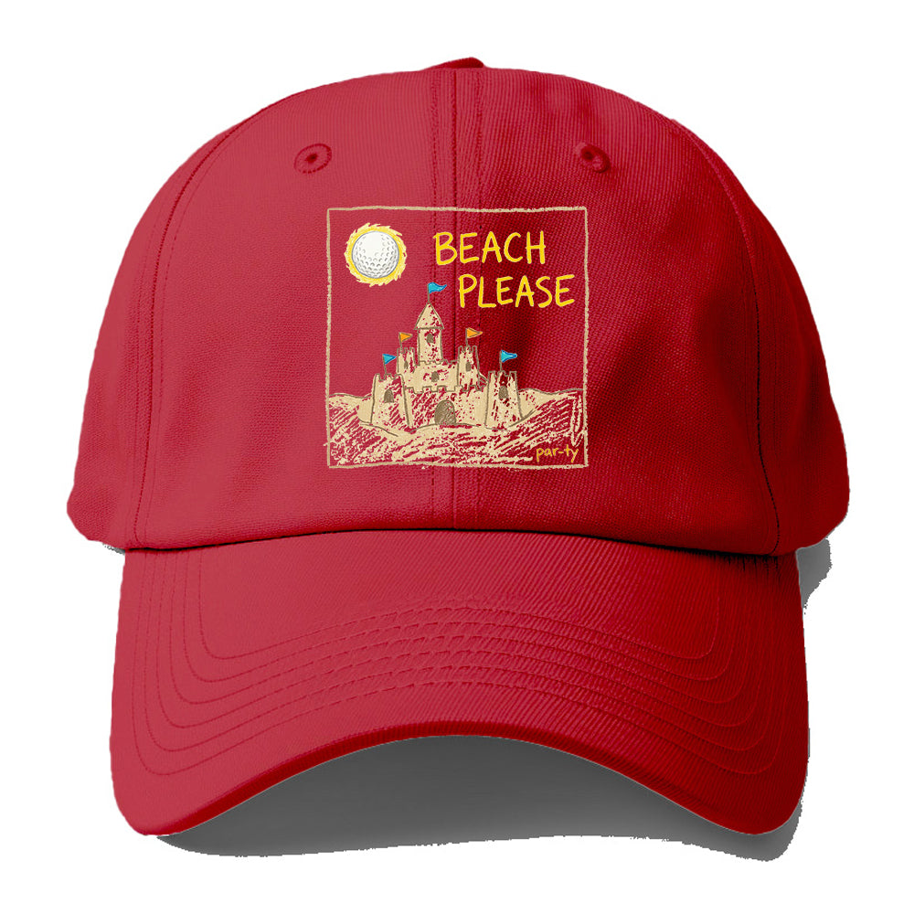 Beach Please Par Baseball Cap