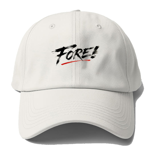 Fore Golf Brush Baseball Cap