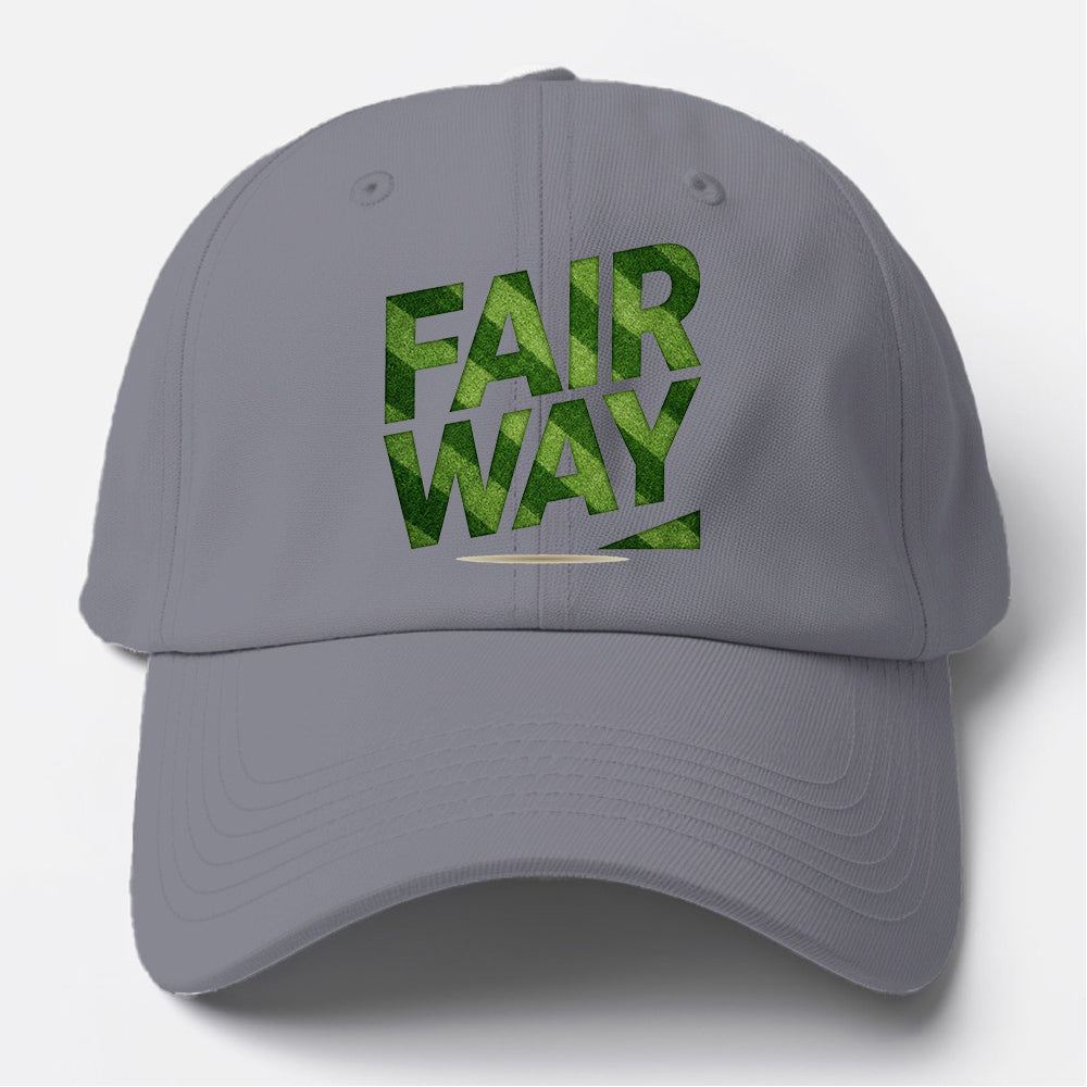 Green Fairway Grass Baseball Cap