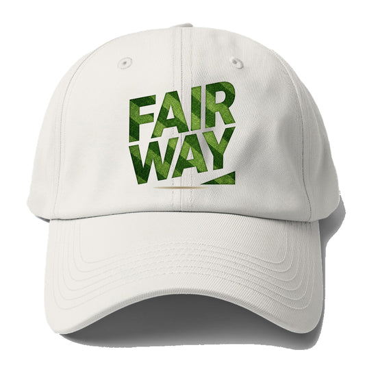 Green Fairway Grass Baseball Cap