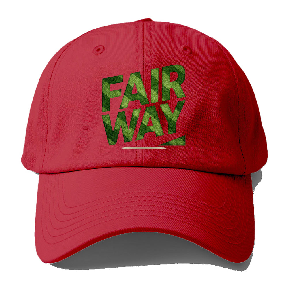 Green Fairway Grass Baseball Cap