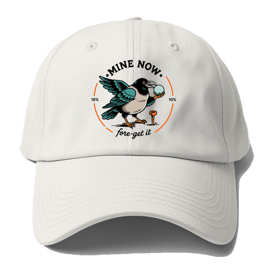 Mine Now Golf Baseball Cap