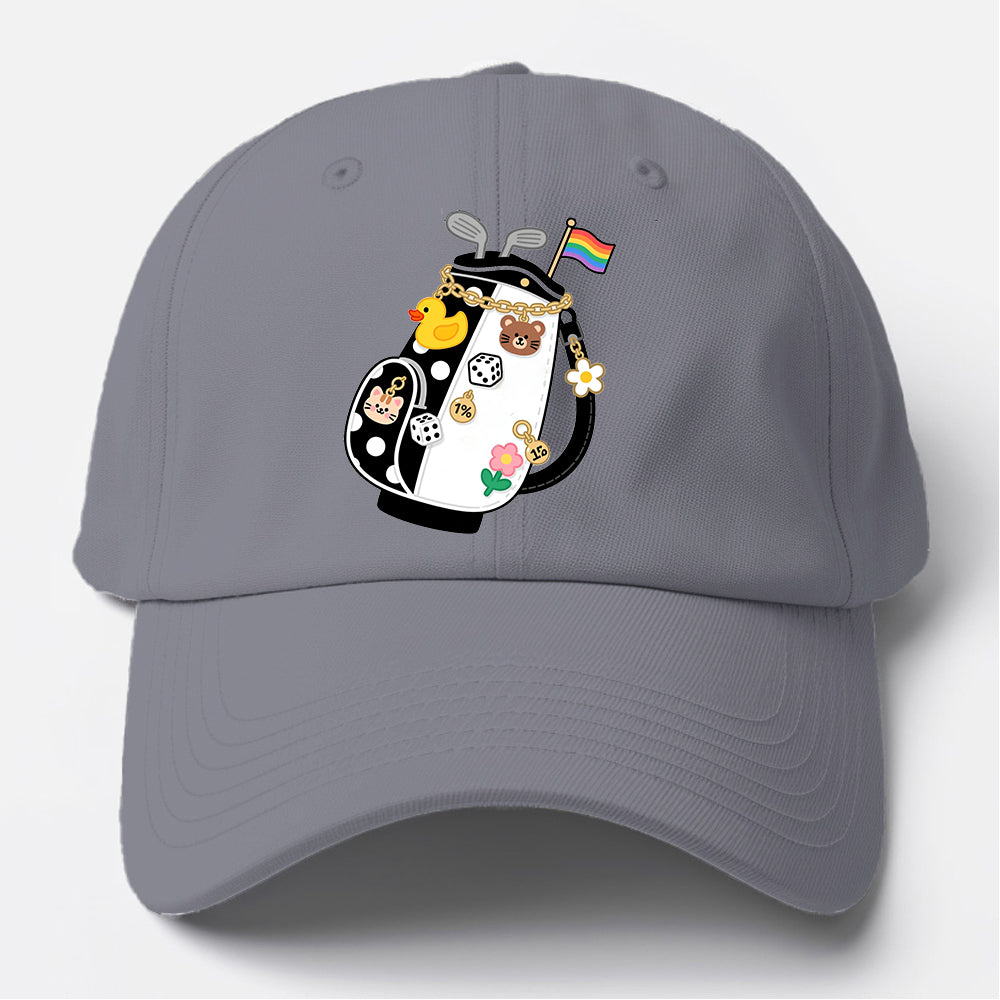 Cute Golf Charms Baseball Cap