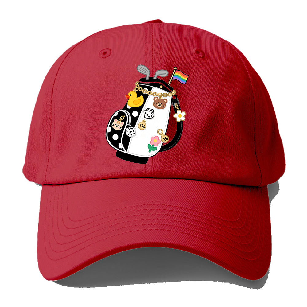Cute Golf Charms Baseball Cap