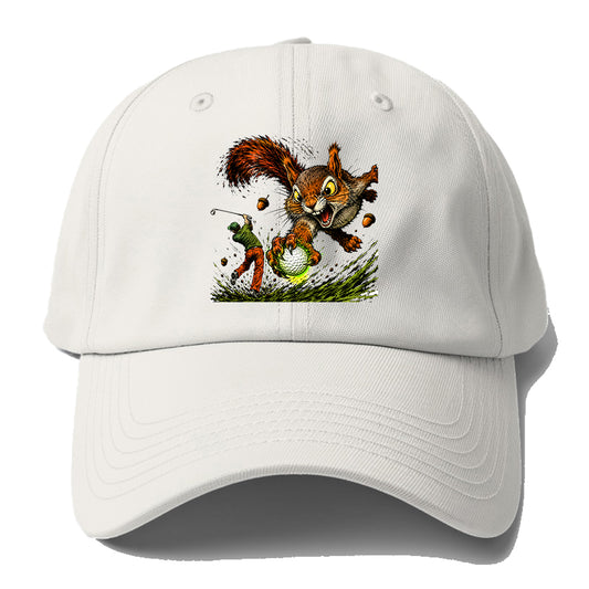 Squirrel Attack Baseball Cap