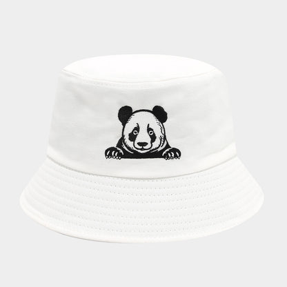 Giant Panda Embroidered Fisherman Hat
