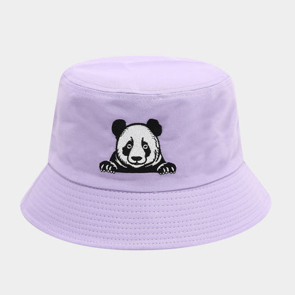 Giant Panda Embroidered Fisherman Hat