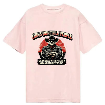 Grandpas Pretty Granddaughters - Cowboy - Classic T-shirt