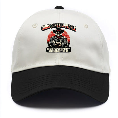 Grandpas Pretty Granddaughters - Cowboy - Two Tone Cap