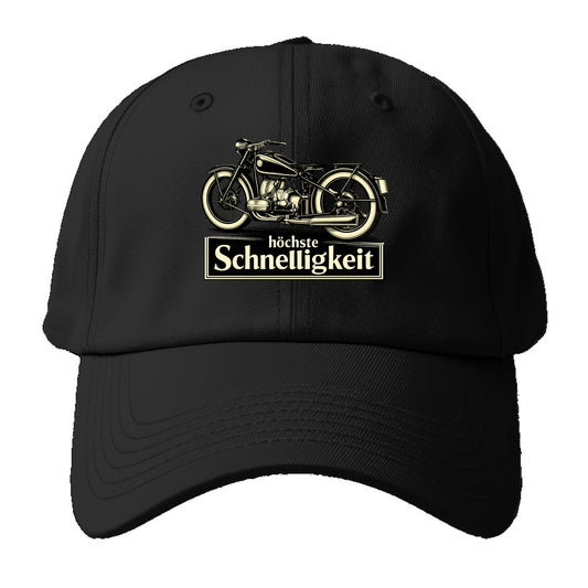 German Speed Motorcycle - Baseball Cap