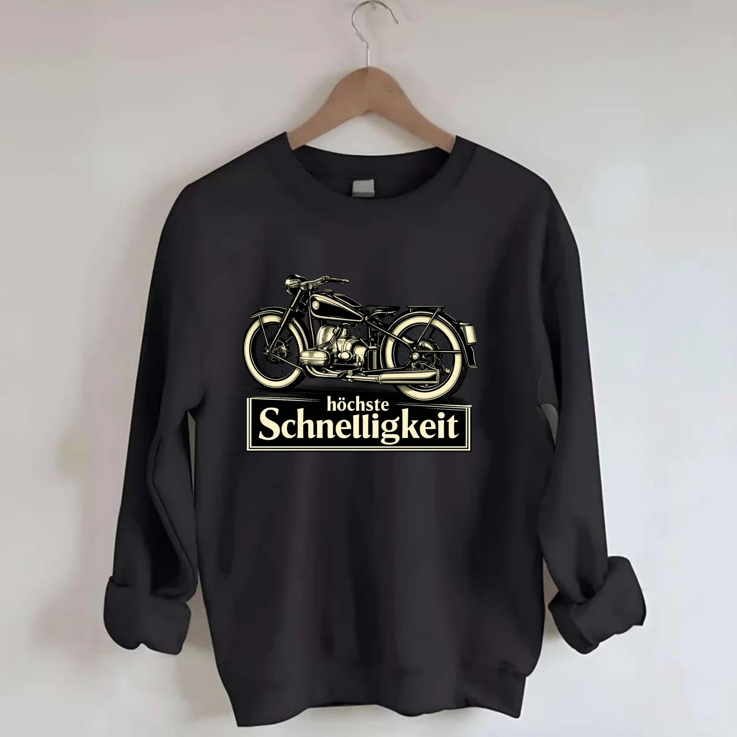 German Speed Motorcycle - Crewneck Sweatshirt