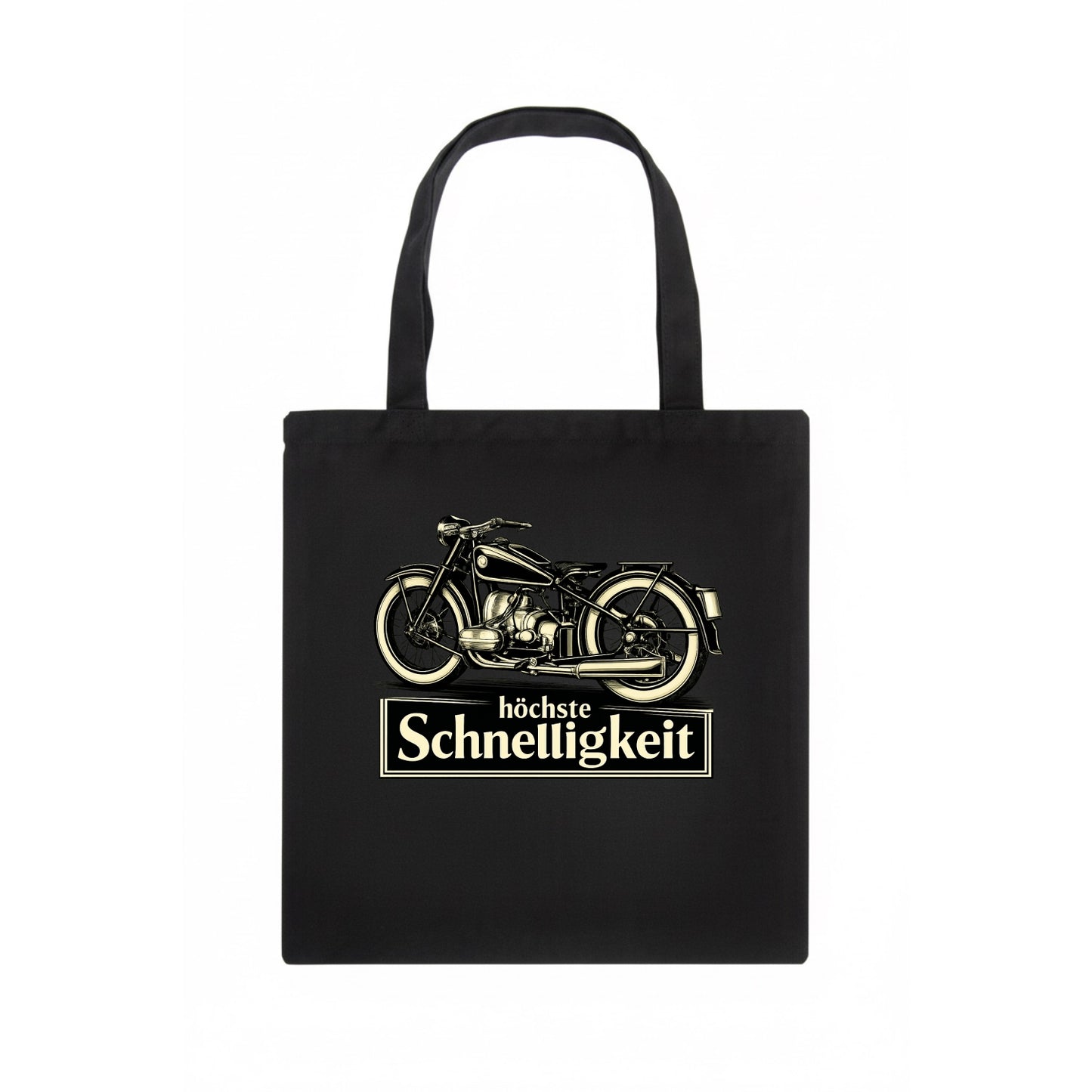 German Speed Motorcycle - Tote Bag