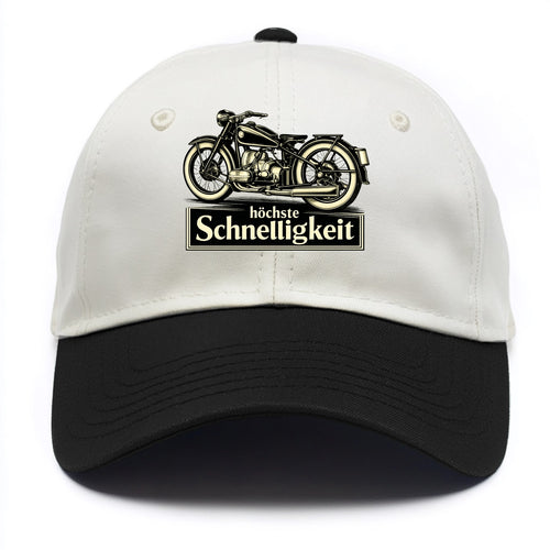 German Speed Motorcycle - Two Tone Cap